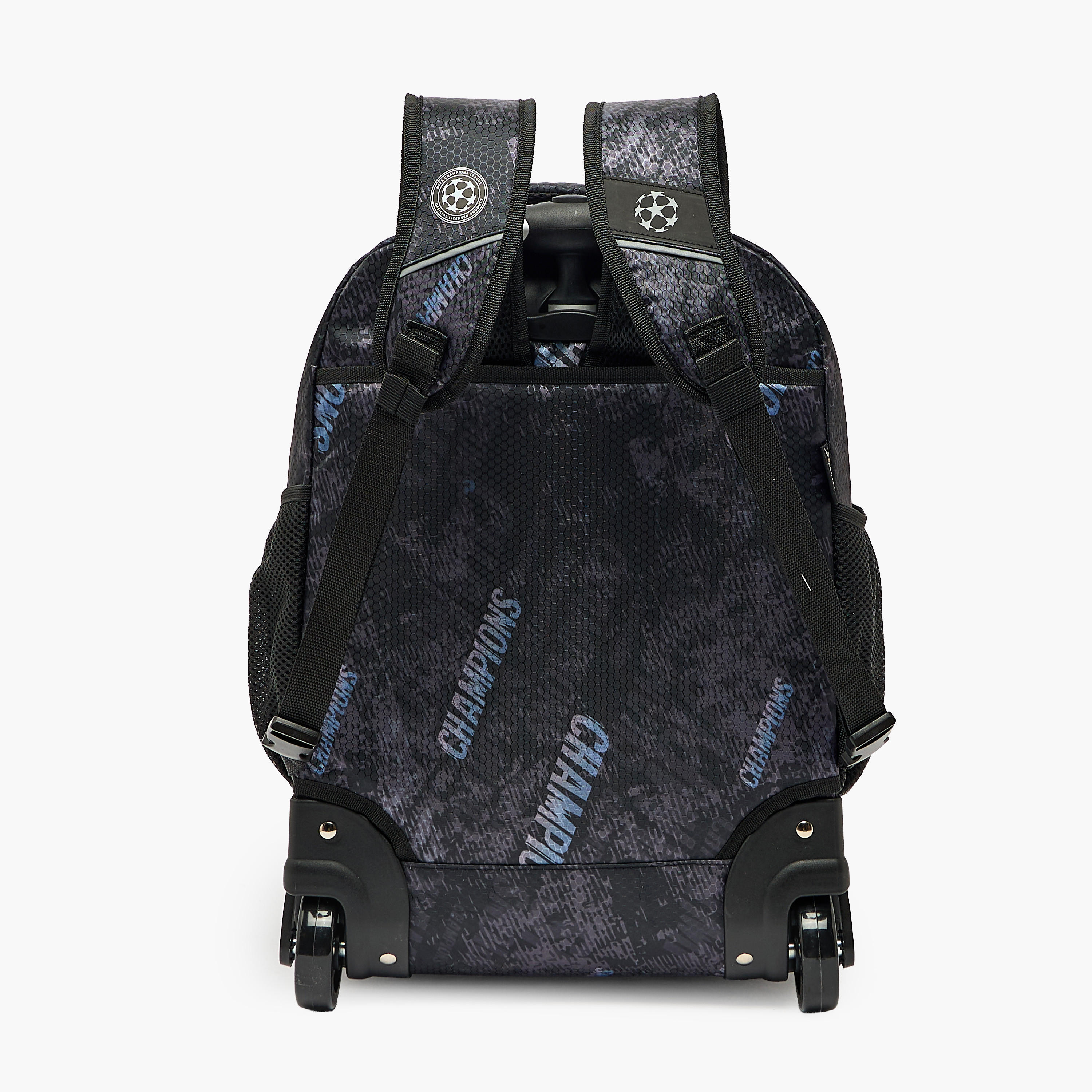 Champions League Printed Trolley Backpack for Boys 8-13 Years with Retractable Handle - 20 inches-school-bagsandbackpacks-trolleybags-image-10
