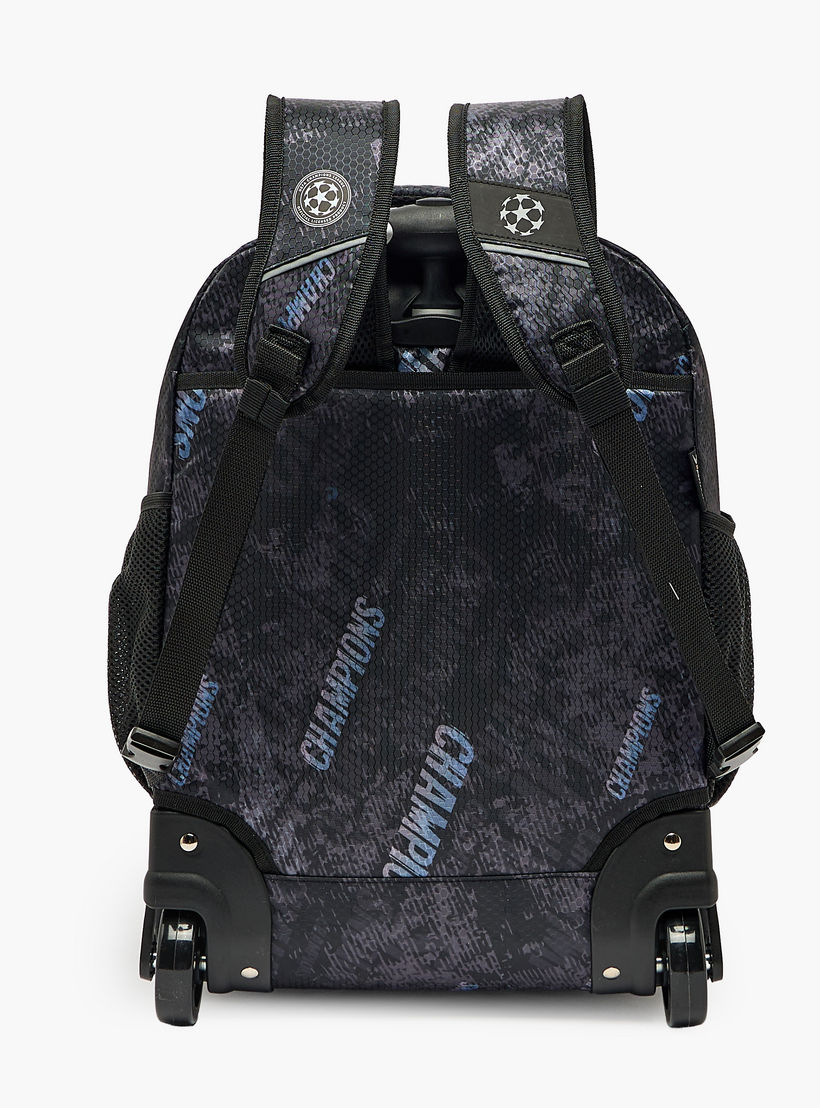 Champions League Printed Trolley Backpack for Boys 8-13 Years with Retractable Handle - 20 inches-school-bagsandbackpacks-trolleybags-image-10