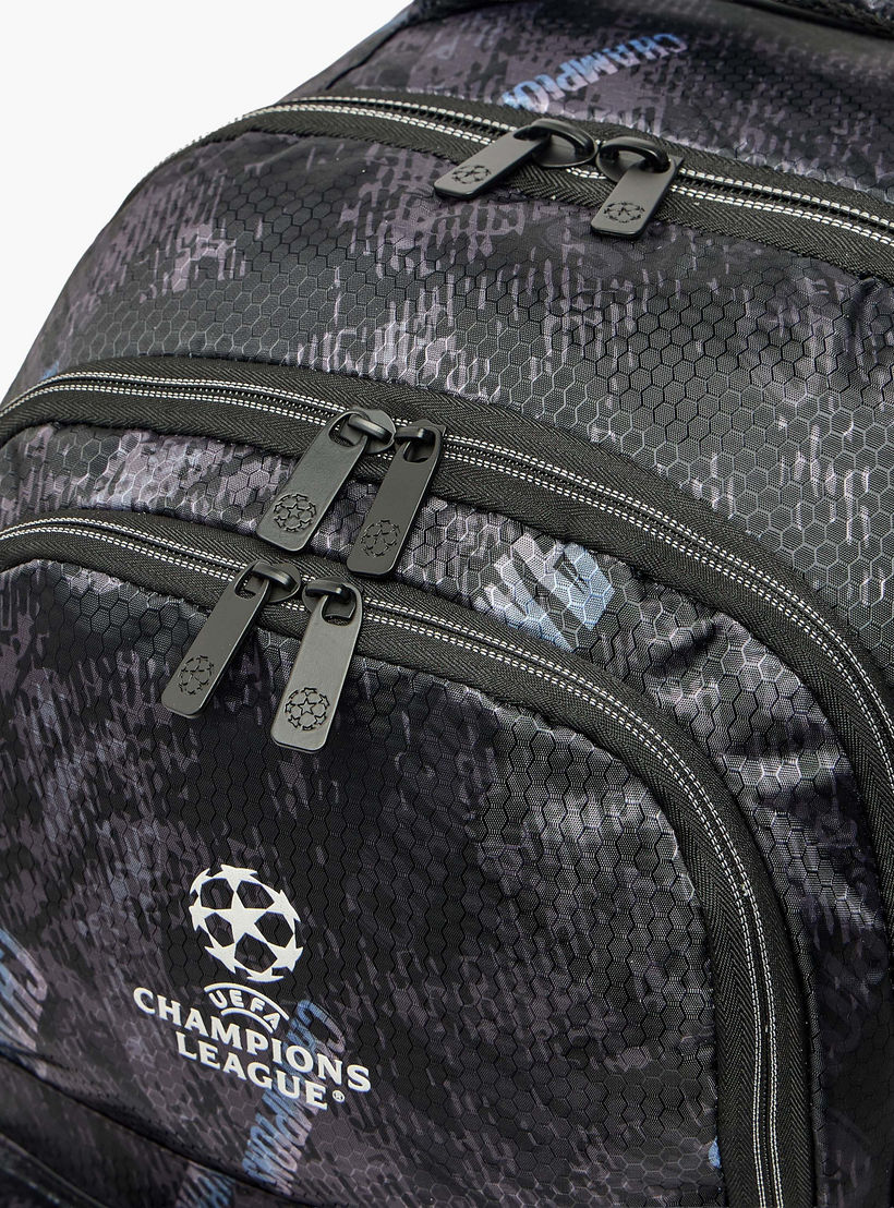 Champions League Printed Trolley Backpack for Boys 8-13 Years with Retractable Handle - 20 inches-school-bagsandbackpacks-trolleybags-image-6