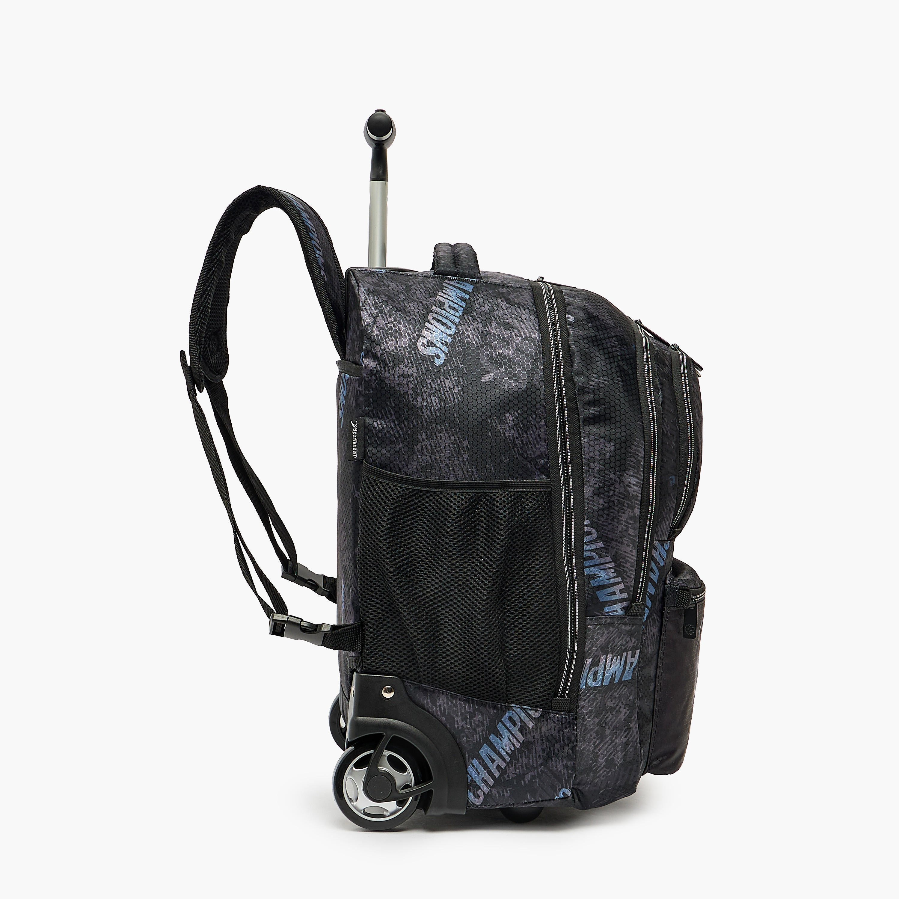 Champions League Printed Trolley Backpack for Boys 8-13 Years with Retractable Handle - 20 inches-school-bagsandbackpacks-trolleybags-image-9