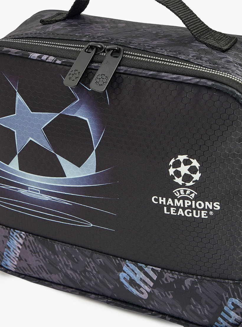 Champions League Football Print Lunch Bag for Boys 8-13 Years with Insulation-school-lunchessentials-lunchbags-image-3