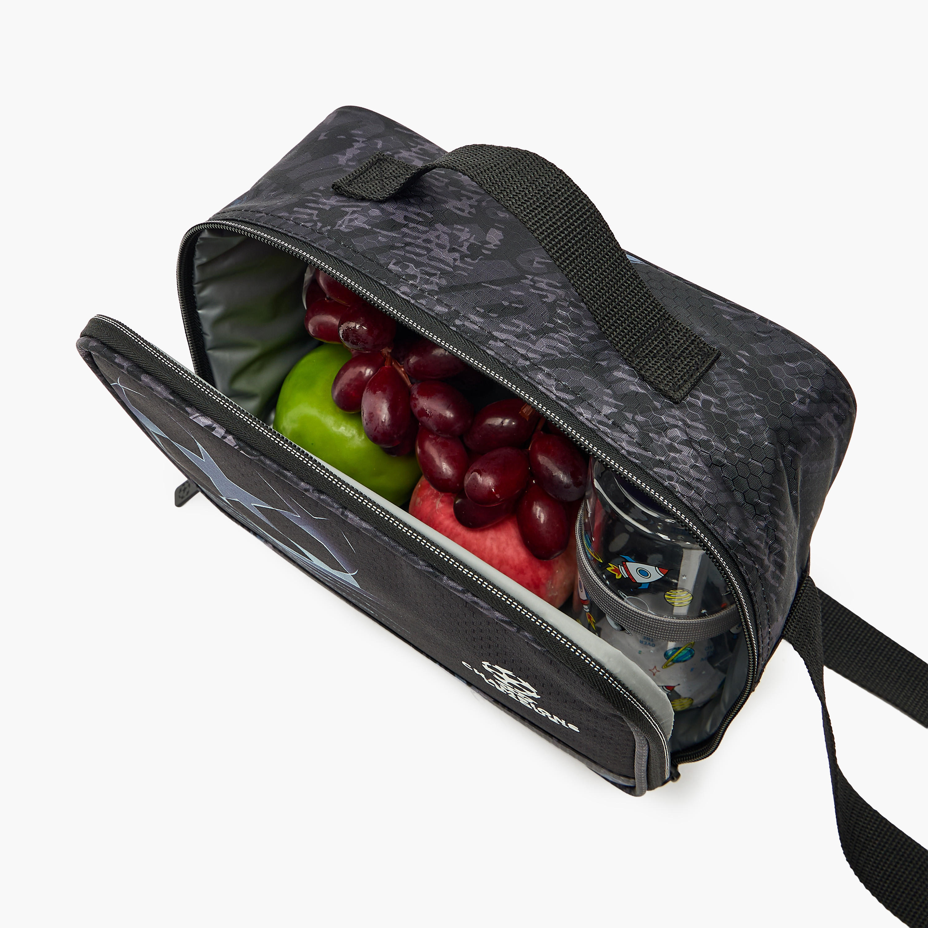 Champions League Football Print Lunch Bag for Boys 8-13 Years with Insulation-school-lunchessentials-lunchbags-image-4
