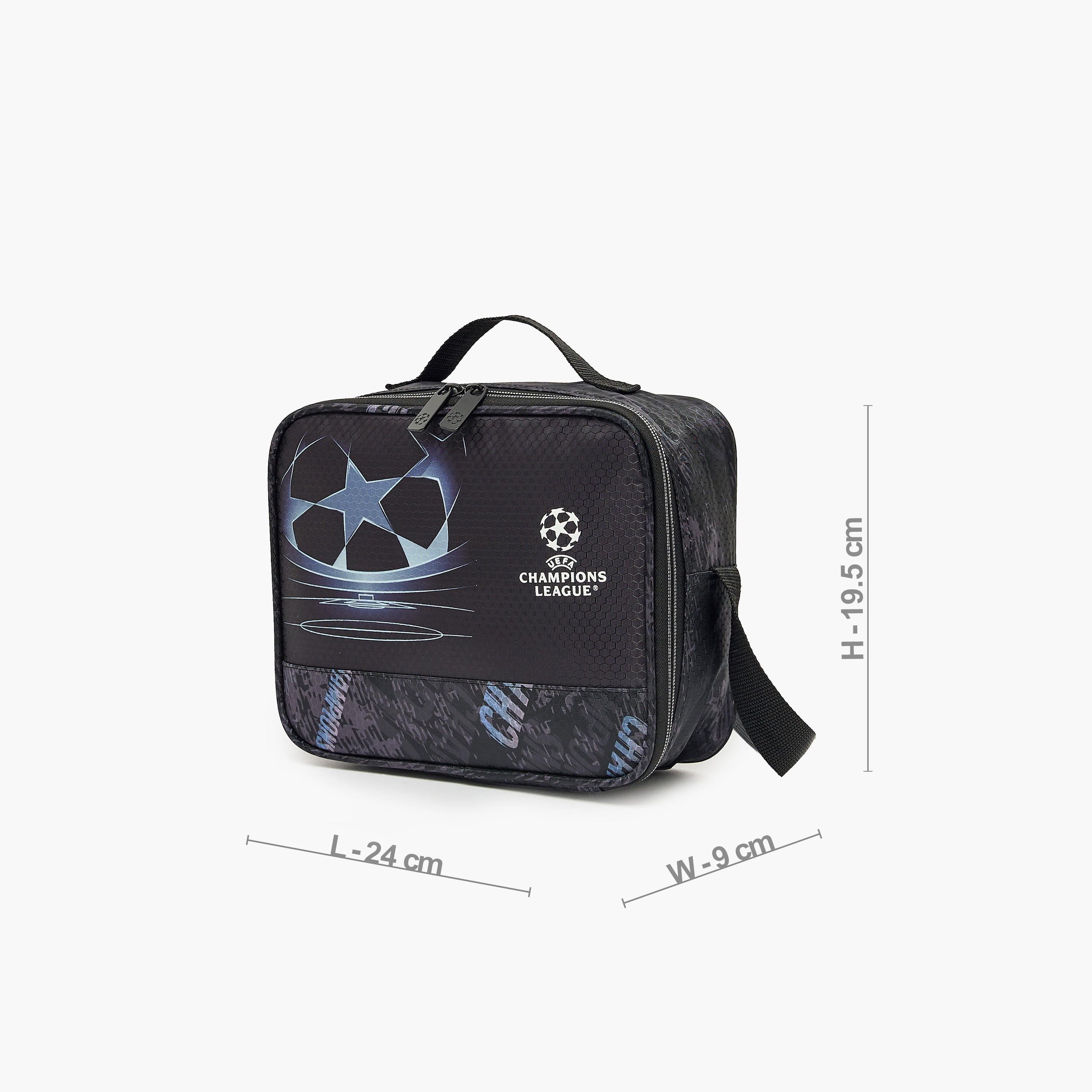 Champions League Football Print Lunch Bag for Boys 8-13 Years with Insulation-school-lunchessentials-lunchbags-image-6