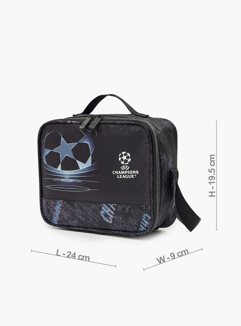 Champions League Football Print Lunch Bag for Boys 8-13 Years with Insulation-school-lunchessentials-lunchbags-image-6