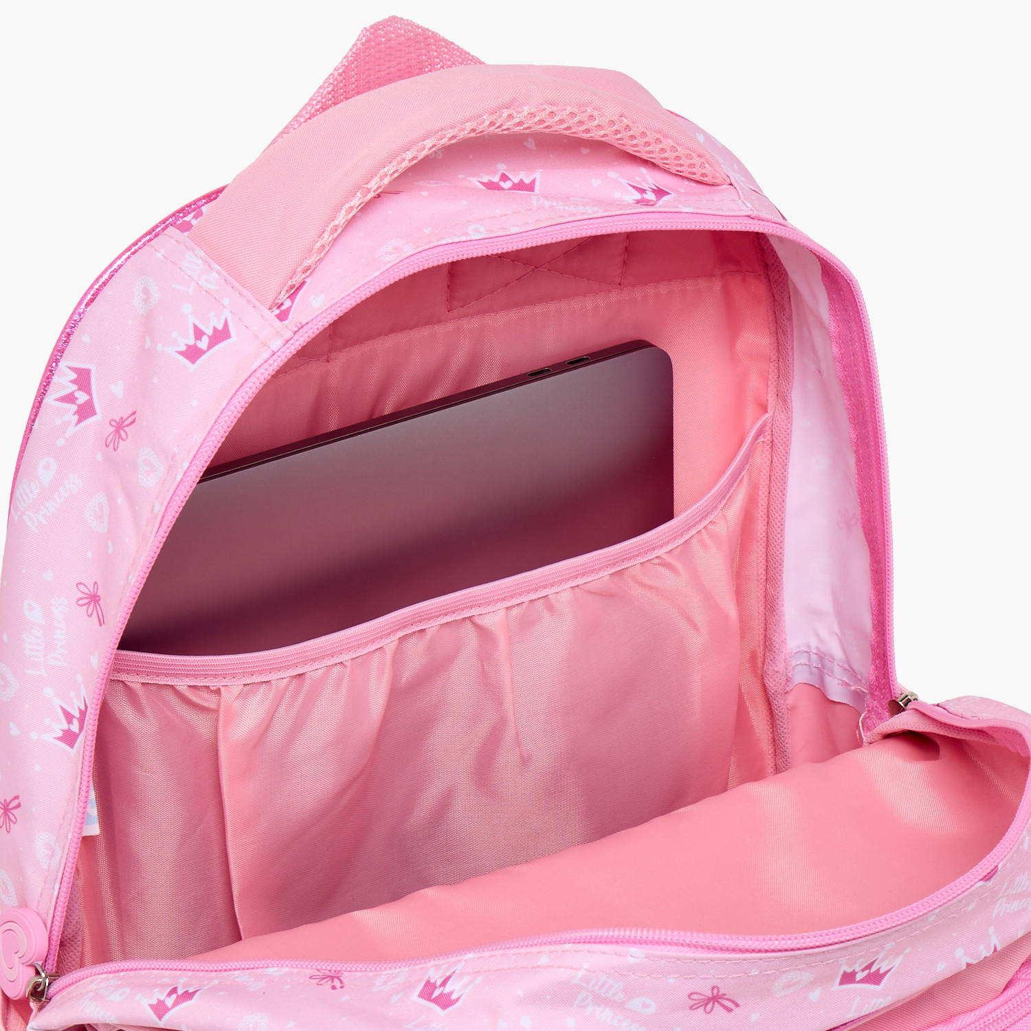 طقم شنطة ظهر بتصميم أميرة 5 قطع مع شنطة غداء للبنات 5 - 8 سنوات من سامي ستوديو - 16 بوصة-school-bagsandbackpacks-backpacks-image-7