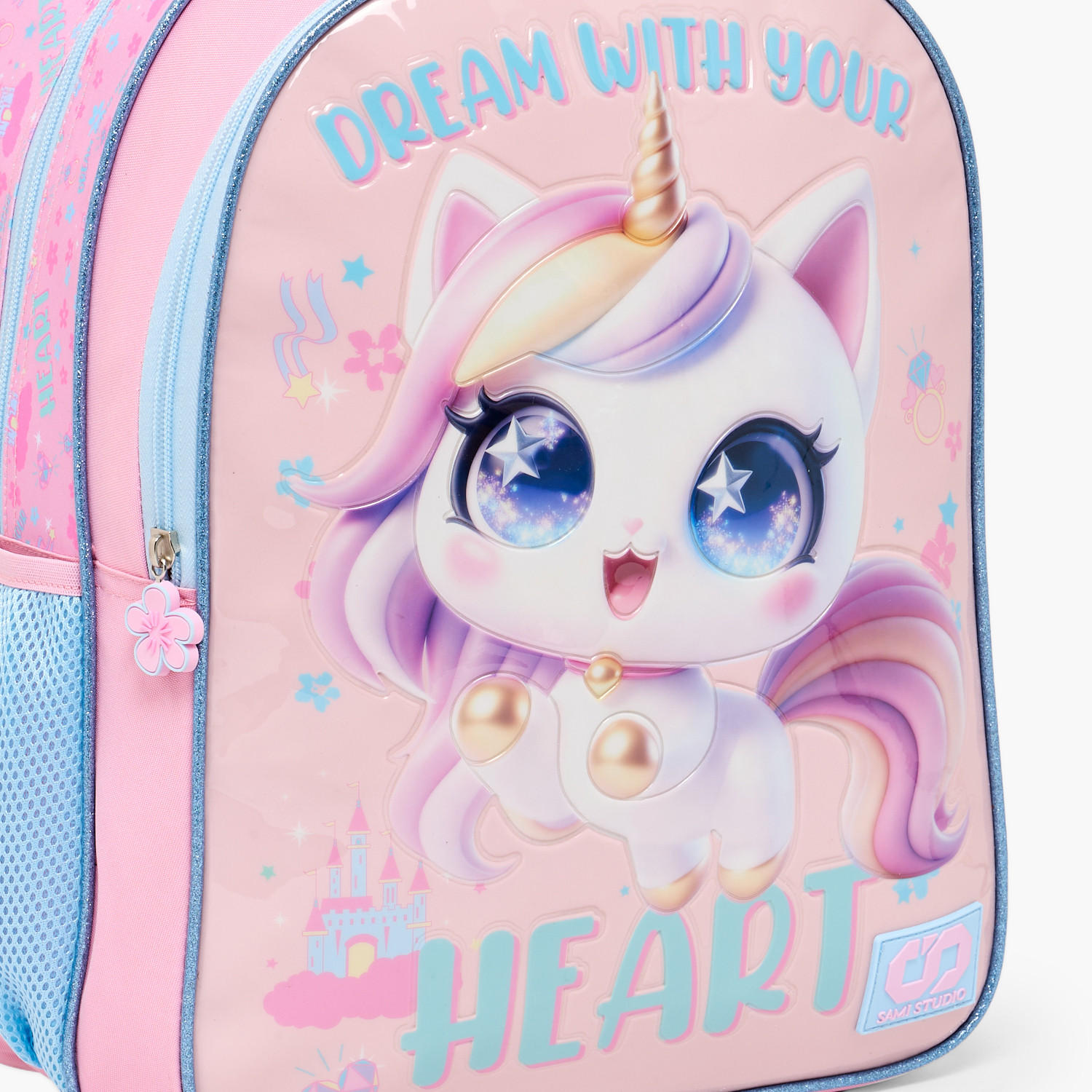 SAMI STUDIO Unicorn Print 5-Piece School Backpack Set for Girls 5-8 Years with Lunch Bag - 16 inches-school-bagsandbackpacks-backpacks-image-5