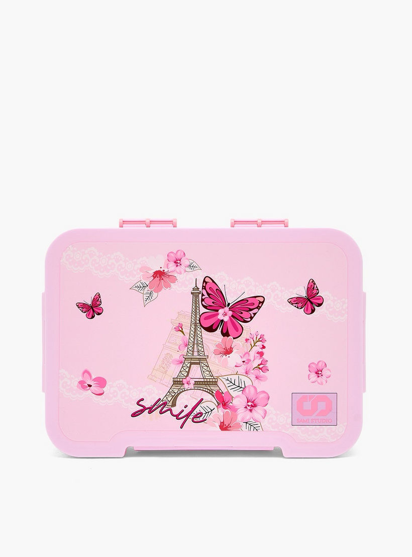 SAMI STUDIO Paris Print 5-Piece School Trolley Bag Set for Girls 5-8 Years with Lunch Box -16 inches-school-bagsandbackpacks-trolleybags-image-16