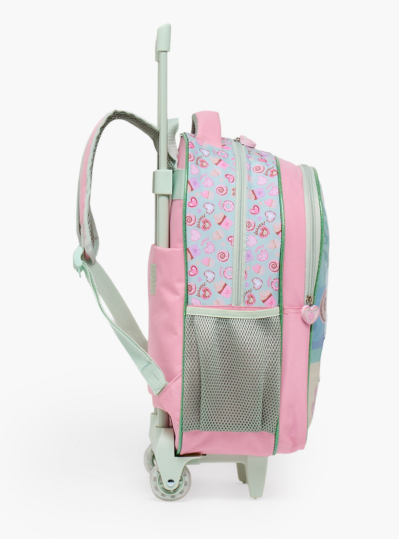 SAMI STUDIO Printed 5-Piece School Trolley Bag Set for Girls 5-8 Years with Lunch Bag - 16 inches-school-bagsandbackpacks-trolleybags-image-10