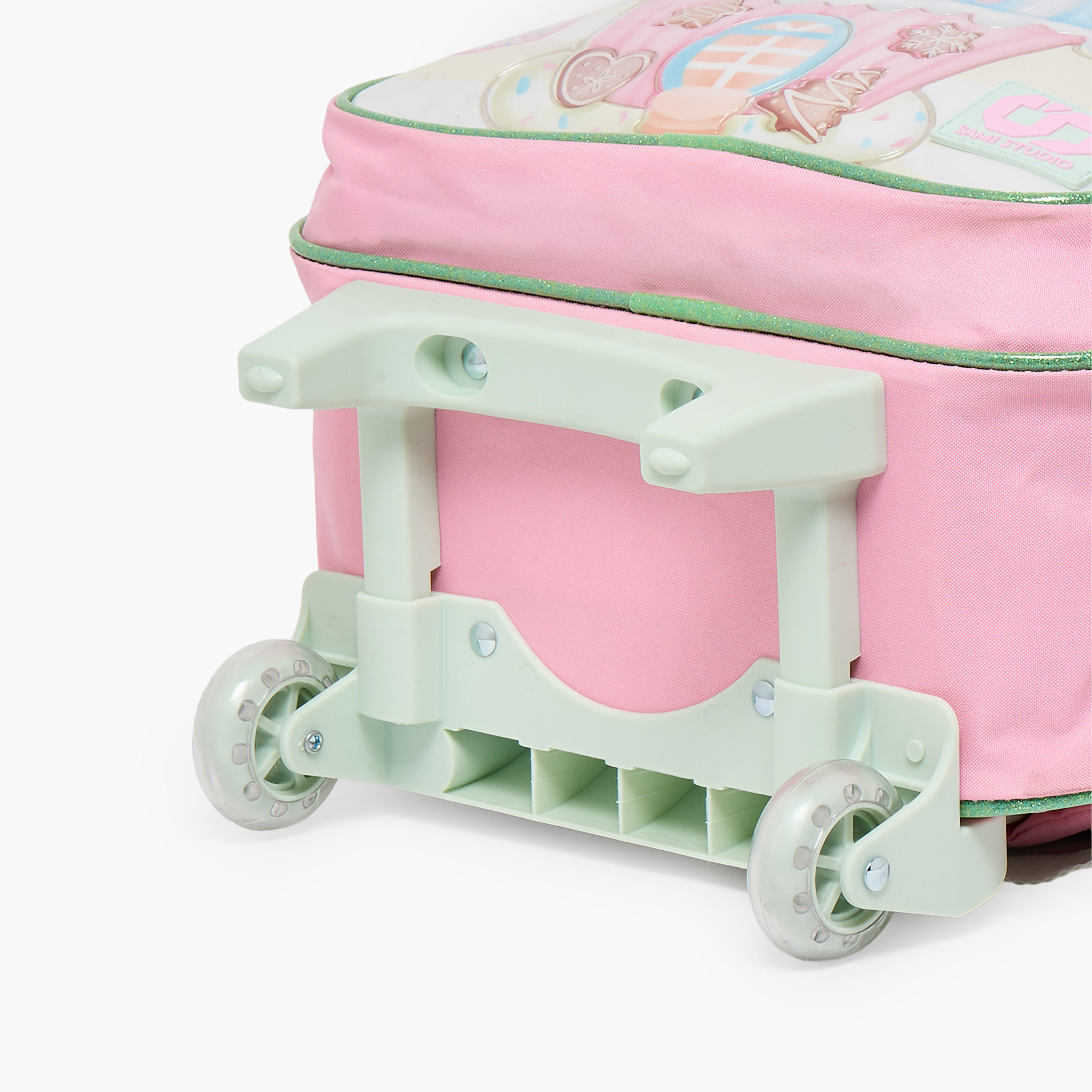 SAMI STUDIO Printed 5-Piece School Trolley Bag Set for Girls 5-8 Years with Lunch Bag - 16 inches-school-bagsandbackpacks-trolleybags-image-13