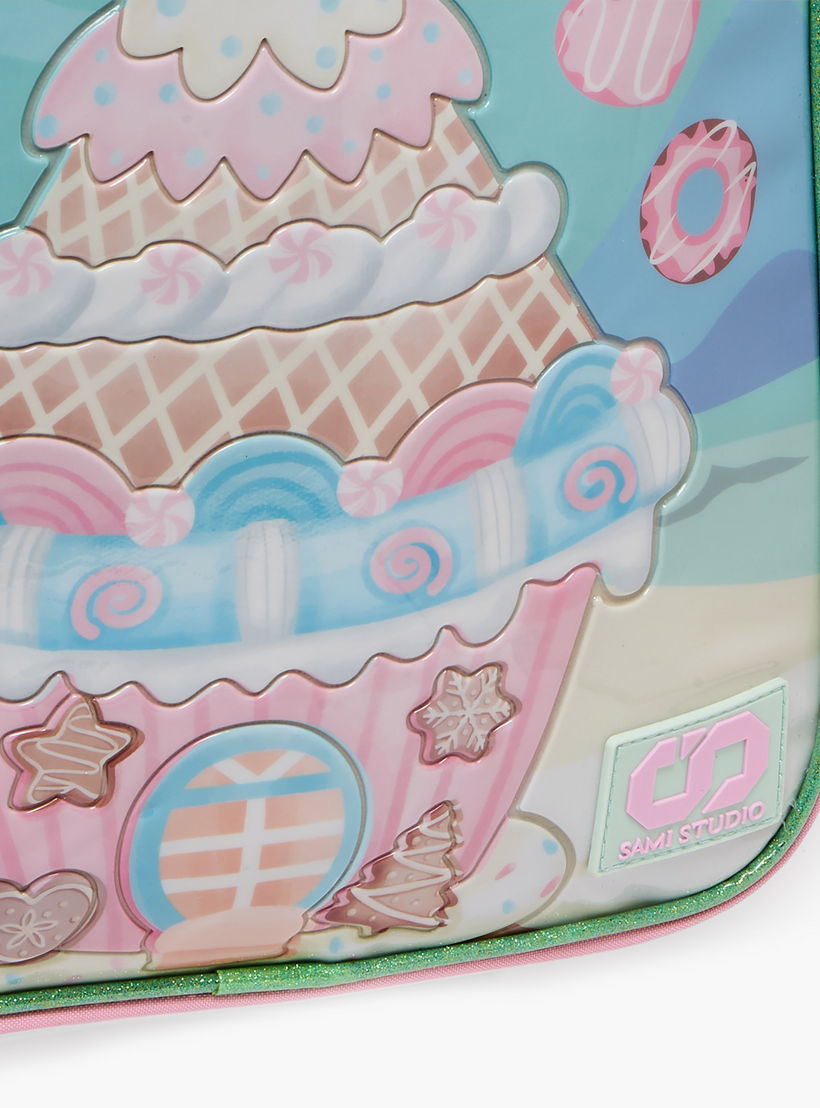 SAMI STUDIO Printed 5-Piece School Trolley Bag Set for Girls 5-8 Years with Lunch Bag - 16 inches-school-bagsandbackpacks-trolleybags-image-6