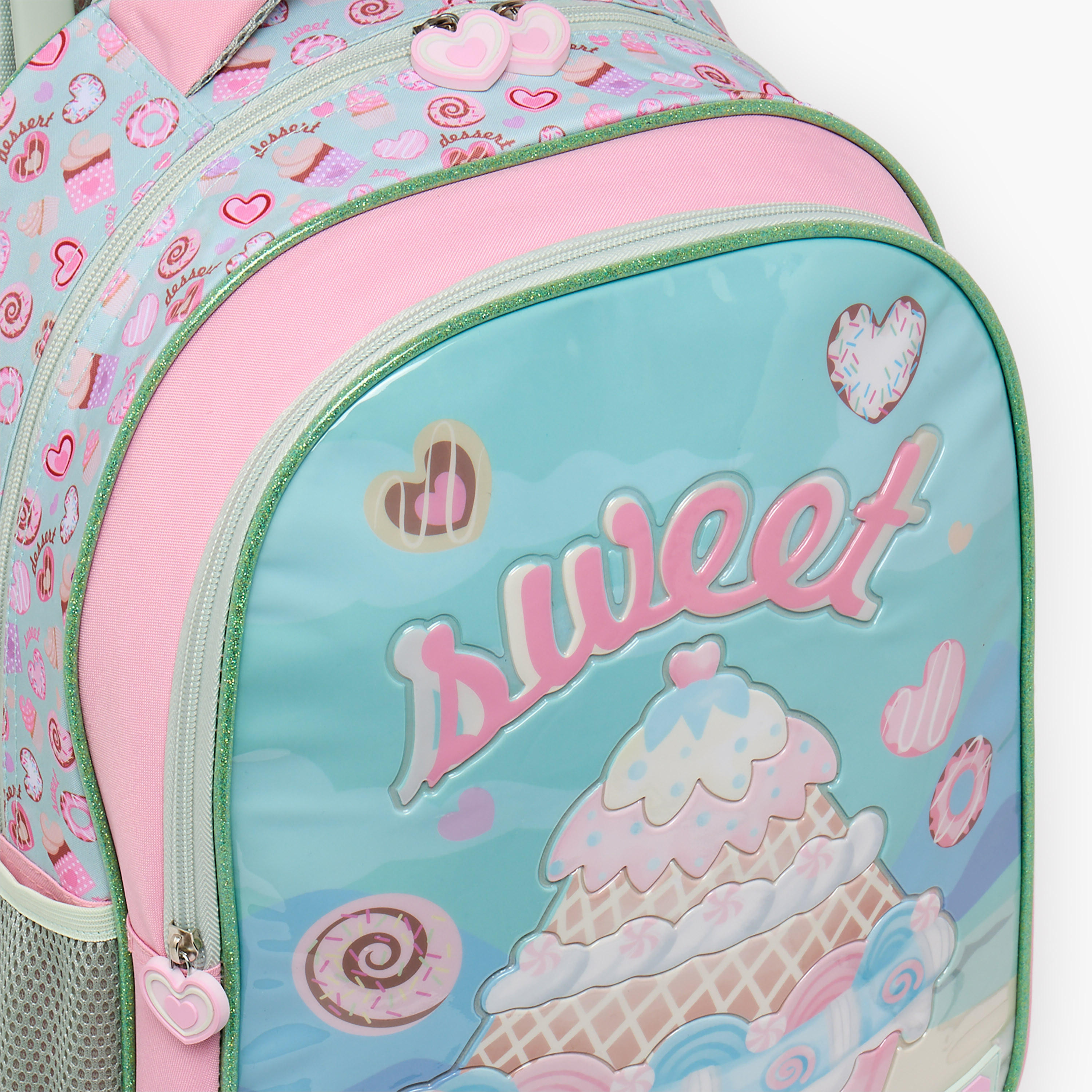SAMI STUDIO Printed 5-Piece School Trolley Bag Set for Girls 5-8 Years with Lunch Bag - 16 inches-school-bagsandbackpacks-trolleybags-image-7
