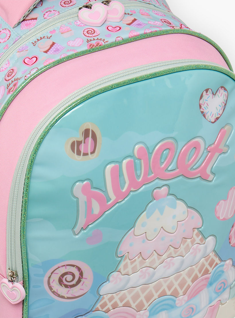 SAMI STUDIO Printed 5-Piece School Trolley Bag Set for Girls 5-8 Years with Lunch Bag - 16 inches-school-bagsandbackpacks-trolleybags-image-7