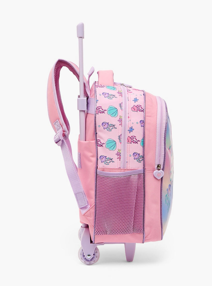 SAMI STUDIO Mermaid 5-Piece School Trolley Bag Set for Girls 5-8 Years with Lunch Box - 16 inches-school-bagsandbackpacks-trolleybags-image-10