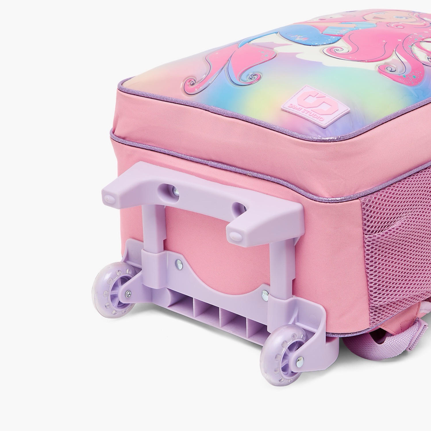 SAMI STUDIO Mermaid 5-Piece School Trolley Bag Set for Girls 5-8 Years with Lunch Box - 16 inches-school-bagsandbackpacks-trolleybags-image-13