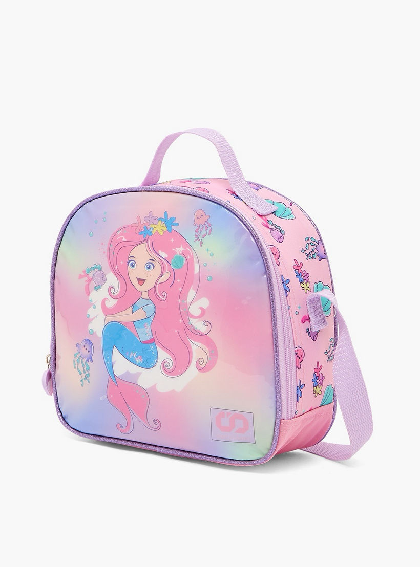 SAMI STUDIO Mermaid 5-Piece School Trolley Bag Set for Girls 5-8 Years with Lunch Box - 16 inches-school-bagsandbackpacks-trolleybags-image-15