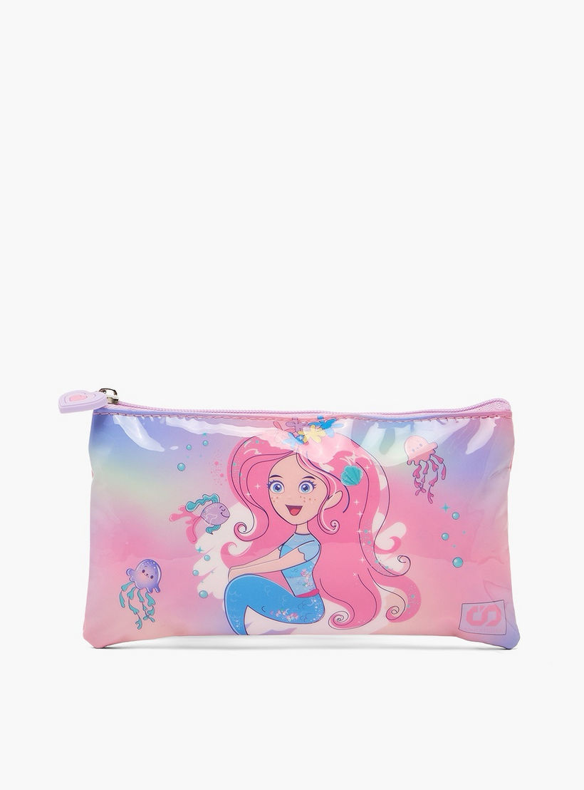 SAMI STUDIO Mermaid 5-Piece School Trolley Bag Set for Girls 5-8 Years with Lunch Box - 16 inches-school-bagsandbackpacks-trolleybags-image-17