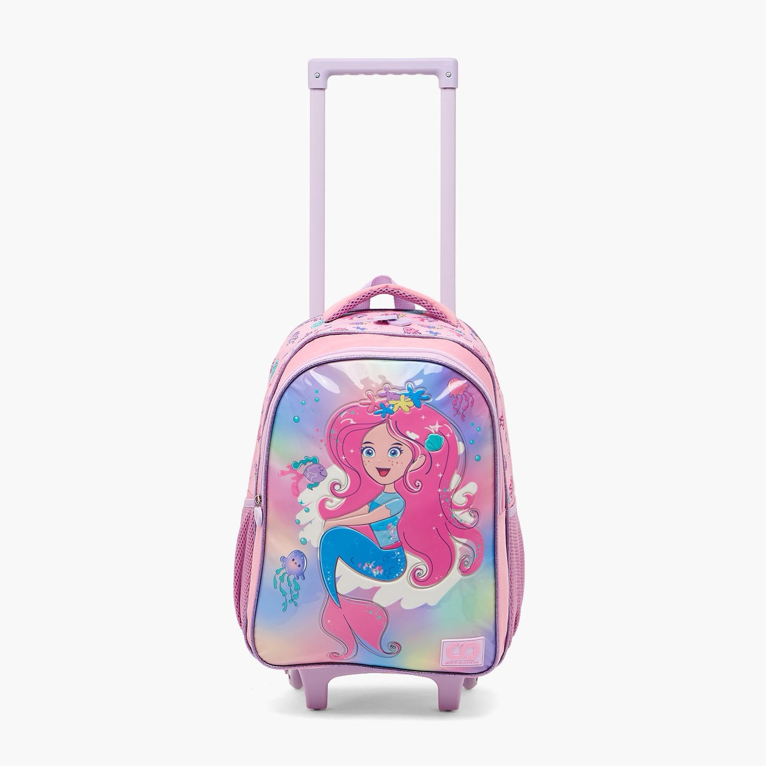 SAMI STUDIO Mermaid 5-Piece School Trolley Bag Set for Girls 5-8 Years with Lunch Box - 16 inches-school-bagsandbackpacks-trolleybags-image-5