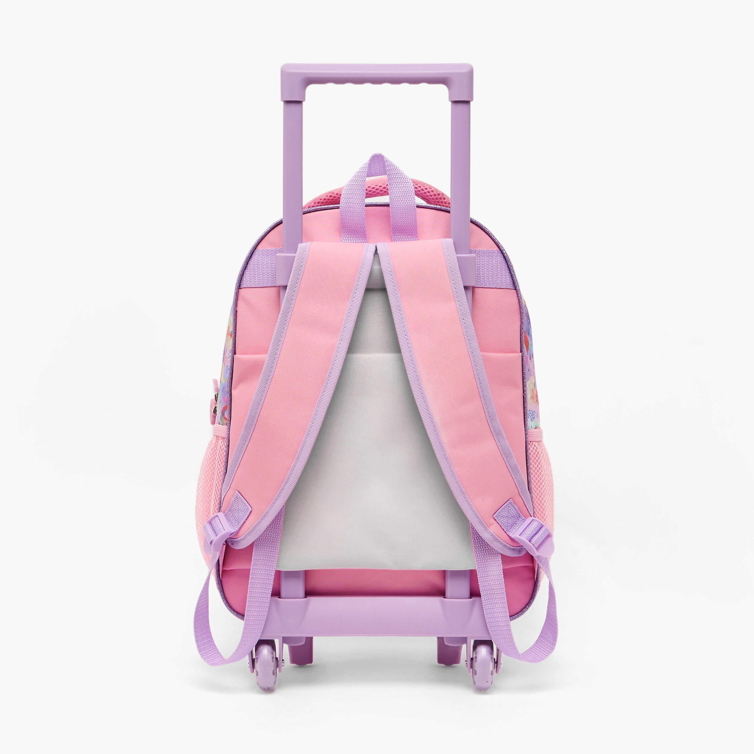 SAMI STUDIO Mermaid 5-Piece School Trolley Bag Set for Girls 5-8 Years with Lunch Box - 16 inches-school-bagsandbackpacks-trolleybags-image-12