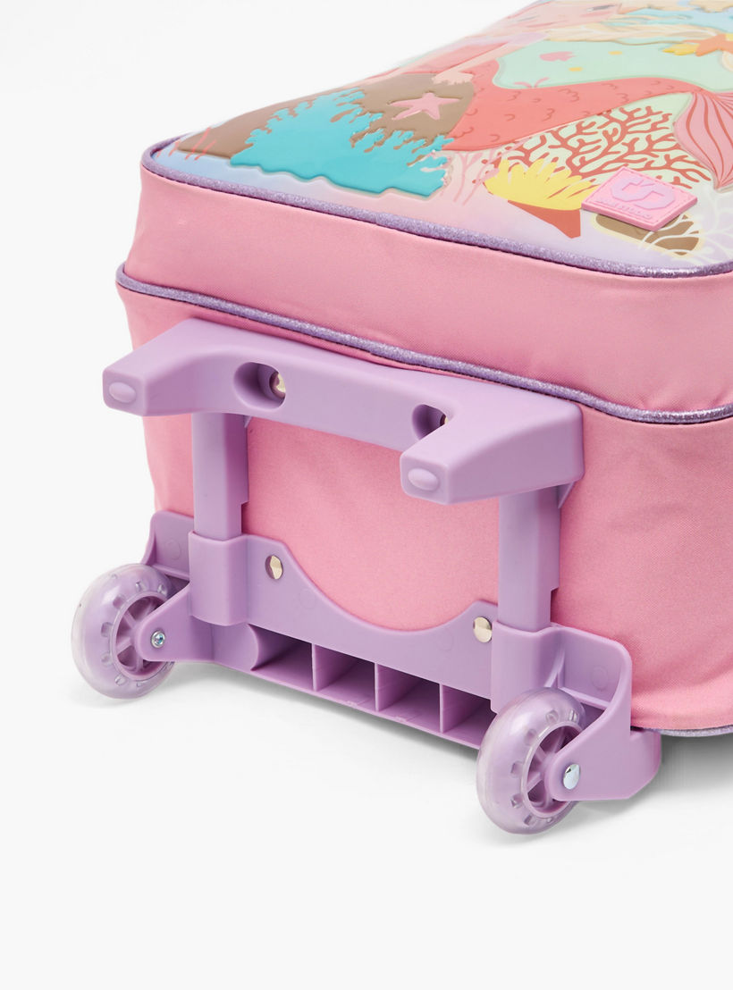 SAMI STUDIO Mermaid 5-Piece School Trolley Bag Set for Girls 5-8 Years with Lunch Box - 16 inches-school-bagsandbackpacks-trolleybags-image-13