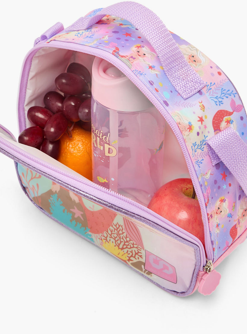 SAMI STUDIO Mermaid 5-Piece School Trolley Bag Set for Girls 5-8 Years with Lunch Box - 16 inches-school-bagsandbackpacks-trolleybags-image-16