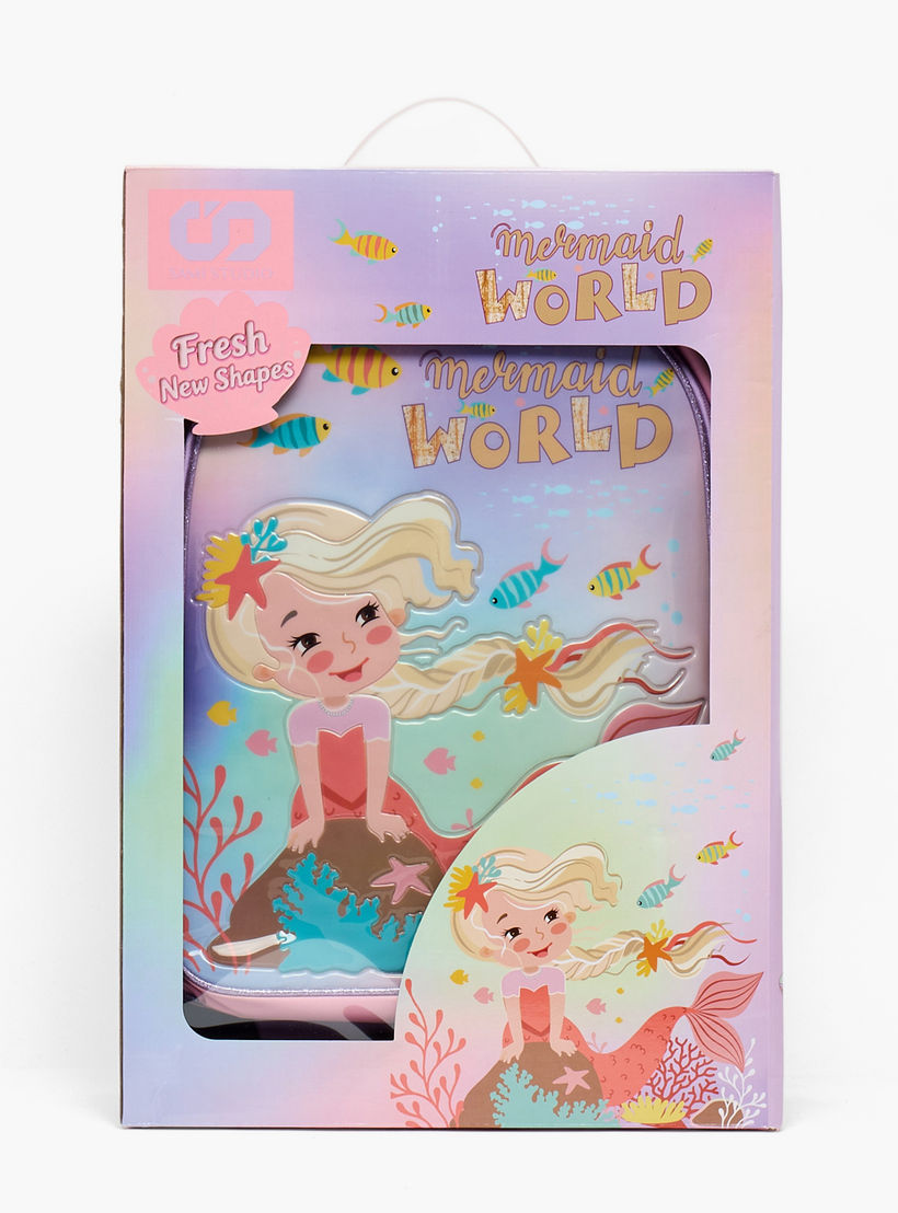 SAMI STUDIO Mermaid 5-Piece School Trolley Bag Set for Girls 5-8 Years with Lunch Box - 16 inches-school-bagsandbackpacks-trolleybags-image-22