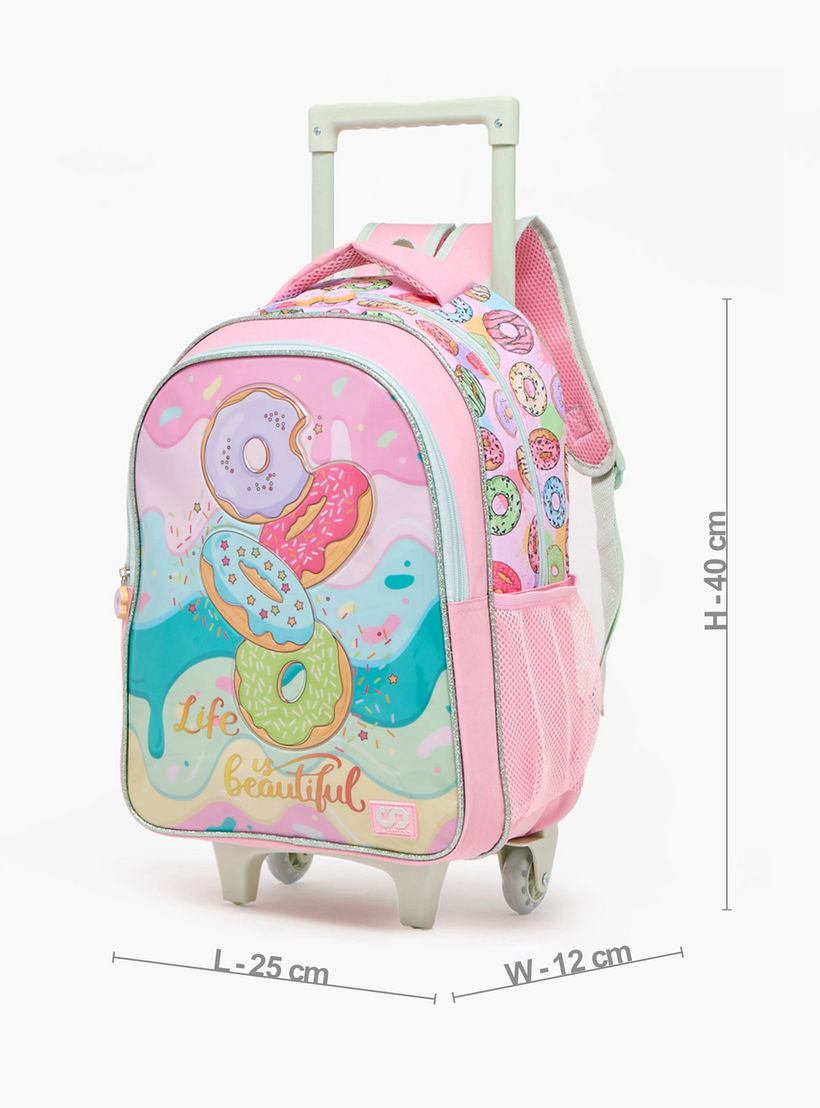 SAMI STUDIO Printed 5-Piece School Trolley Bag Set for Girls 5-8 Years with Lunch Bag - 16 inches-school-bagsandbackpacks-trolleybags-image-10