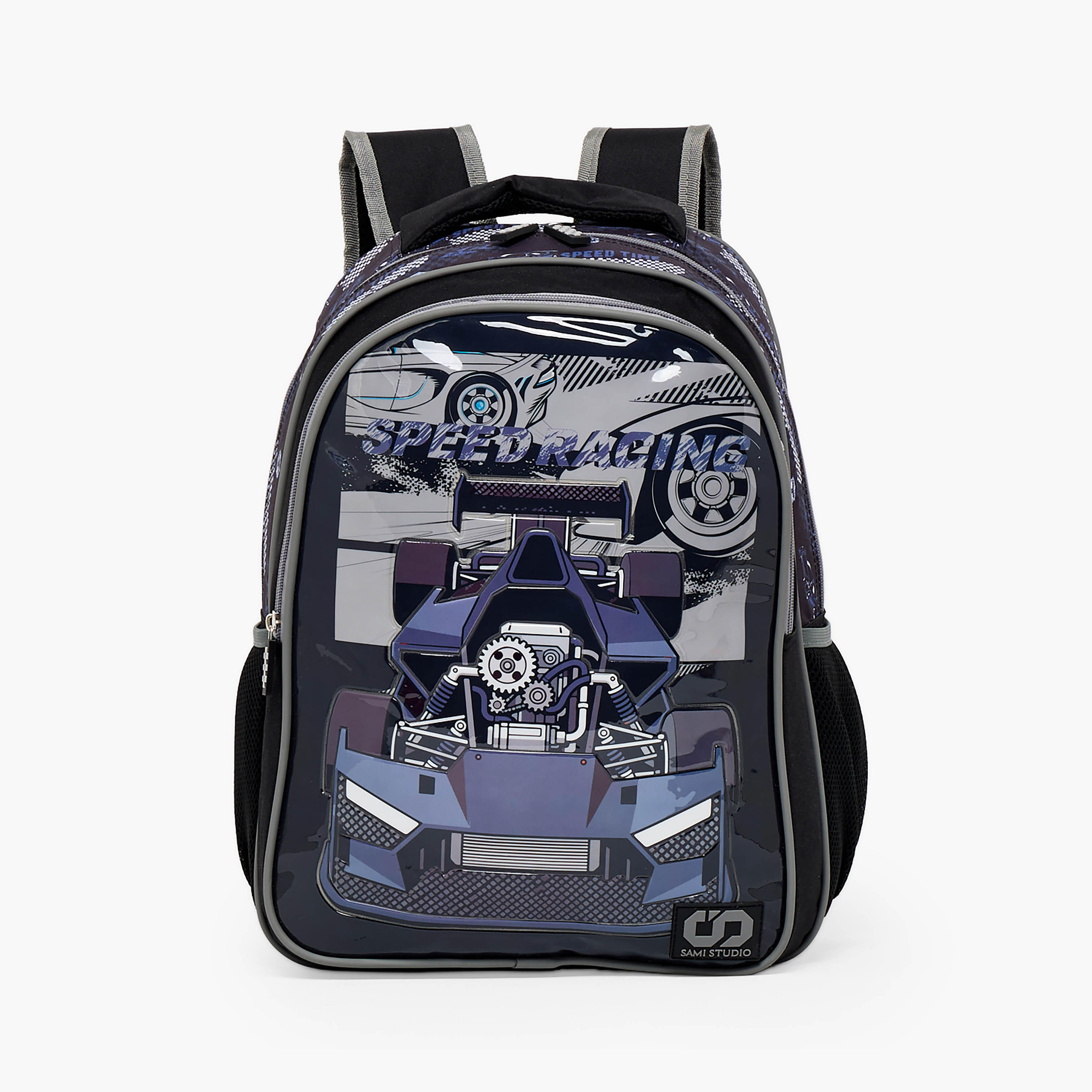 SAMI STUDIO Game Print 5-Piece School Backpack Set for Boys 5-8 Years with Lunch Bag - 16 inches-school-bagsandbackpacks-backpacks-image-4