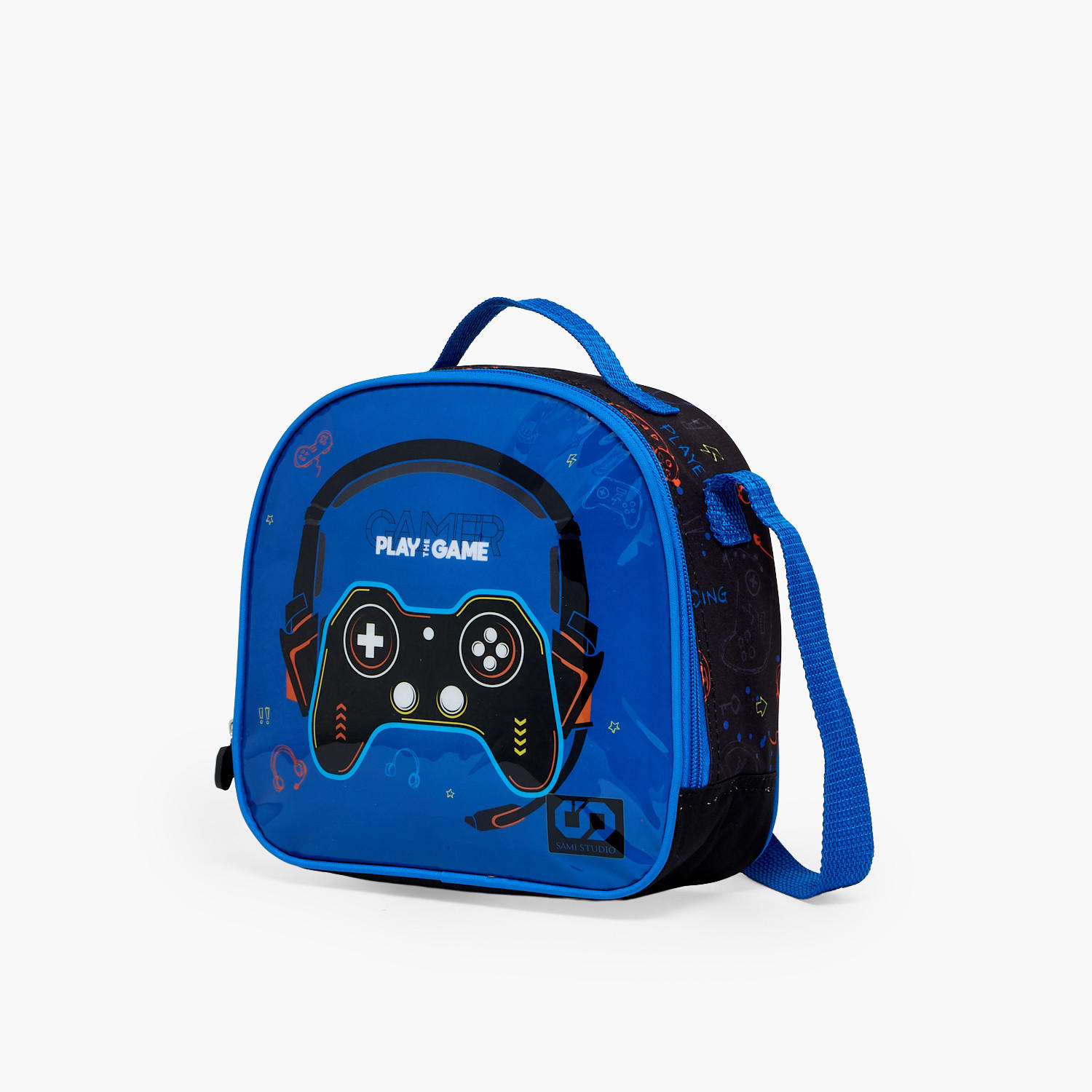 SAMI STUDIO Gaming Print 5-Piece School Backpack Set for Boys 5-8 Years with Lunch Bag - 16 inches-school-bagsandbackpacks-backpacks-image-12