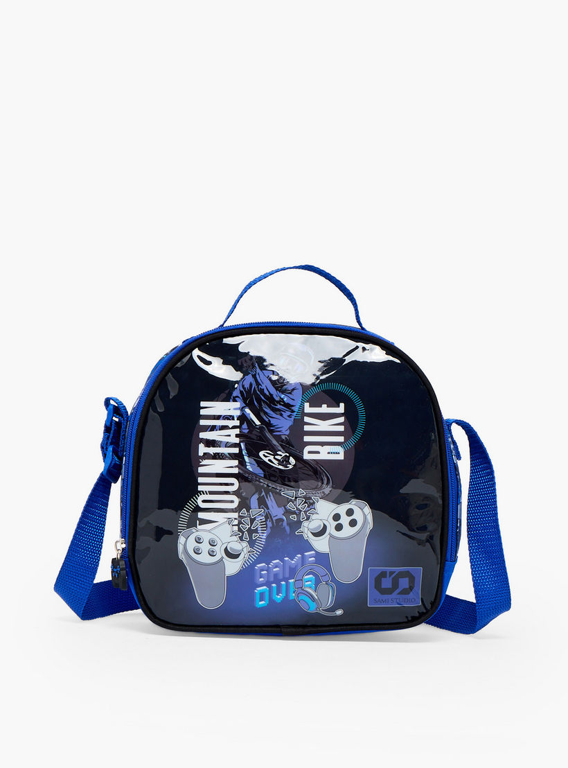 SAMI STUDIO Game Print 5-Piece School Trolley Bag Set for Boys 5-8 Years with Lunch Bag - 16 inches-school-bagsandbackpacks-trolleybags-image-14
