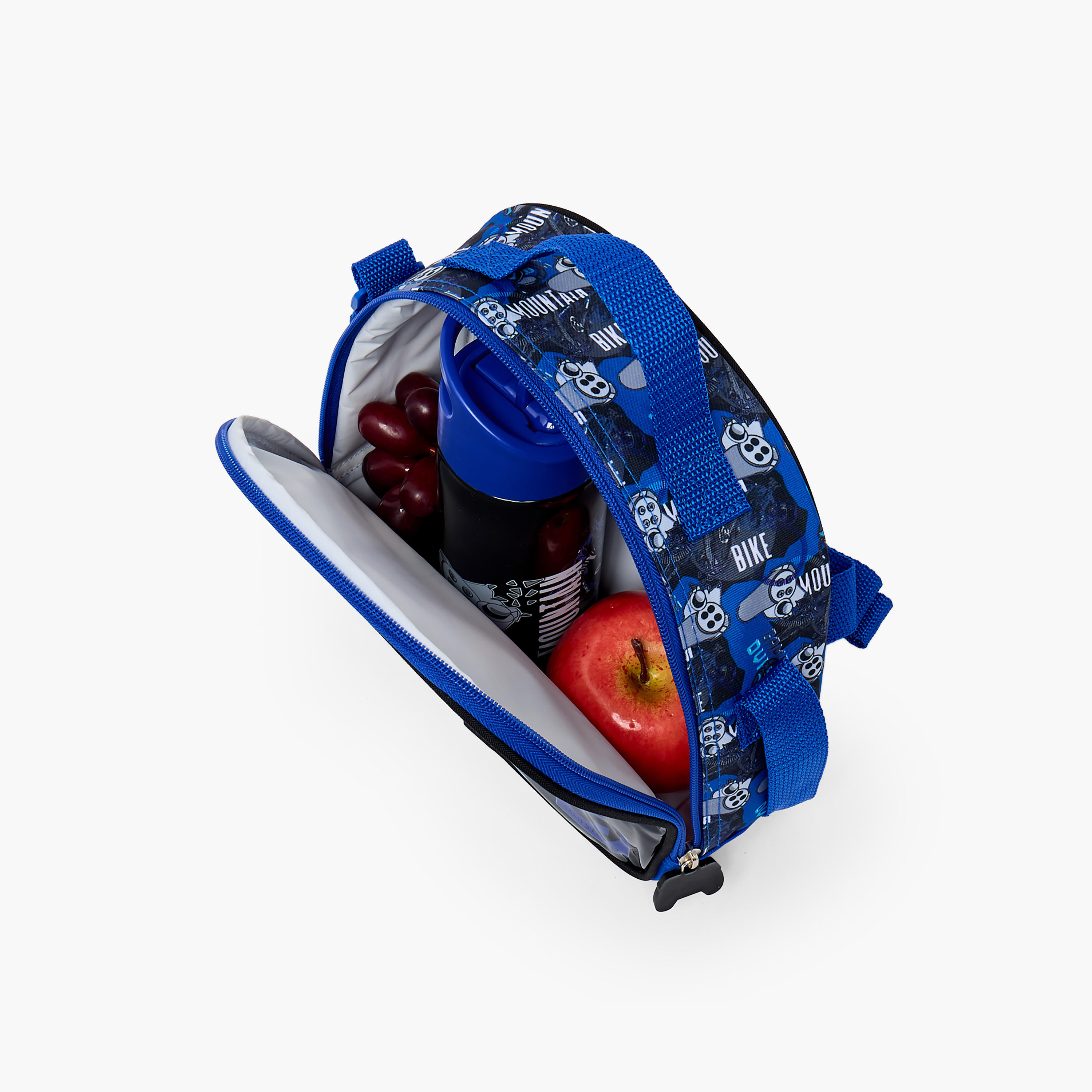 SAMI STUDIO Game Print 5-Piece School Trolley Bag Set for Boys 5-8 Years with Lunch Bag - 16 inches-school-bagsandbackpacks-trolleybags-image-16