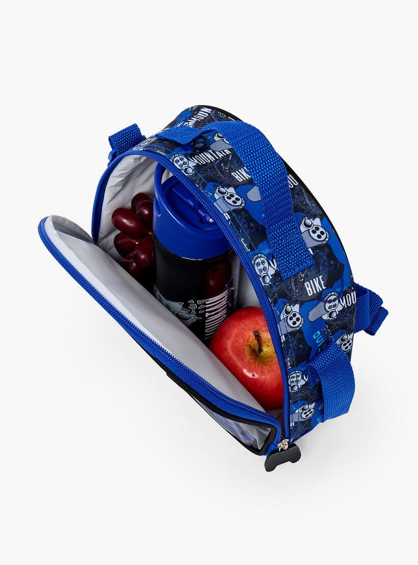 SAMI STUDIO Game Print 5-Piece School Trolley Bag Set for Boys 5-8 Years with Lunch Bag - 16 inches-school-bagsandbackpacks-trolleybags-image-16