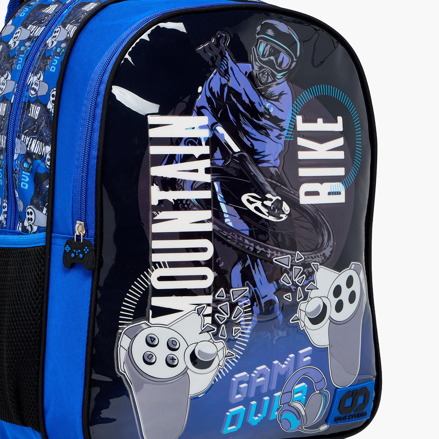 SAMI STUDIO Game Print 5-Piece School Trolley Bag Set for Boys 5-8 Years with Lunch Bag - 16 inches-school-bagsandbackpacks-trolleybags-image-6
