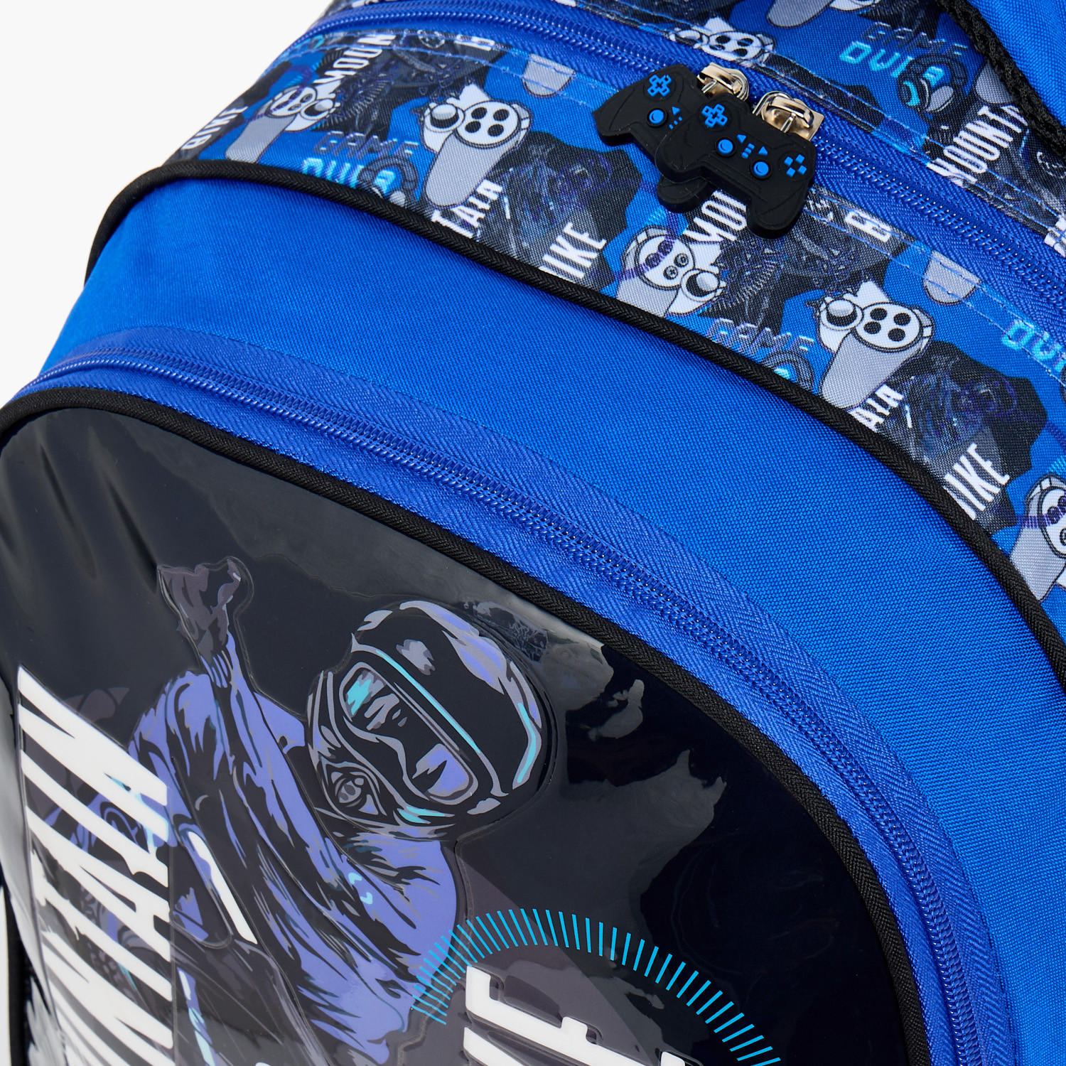 SAMI STUDIO Game Print 5-Piece School Trolley Bag Set for Boys 5-8 Years with Lunch Bag - 16 inches-school-bagsandbackpacks-trolleybags-image-7