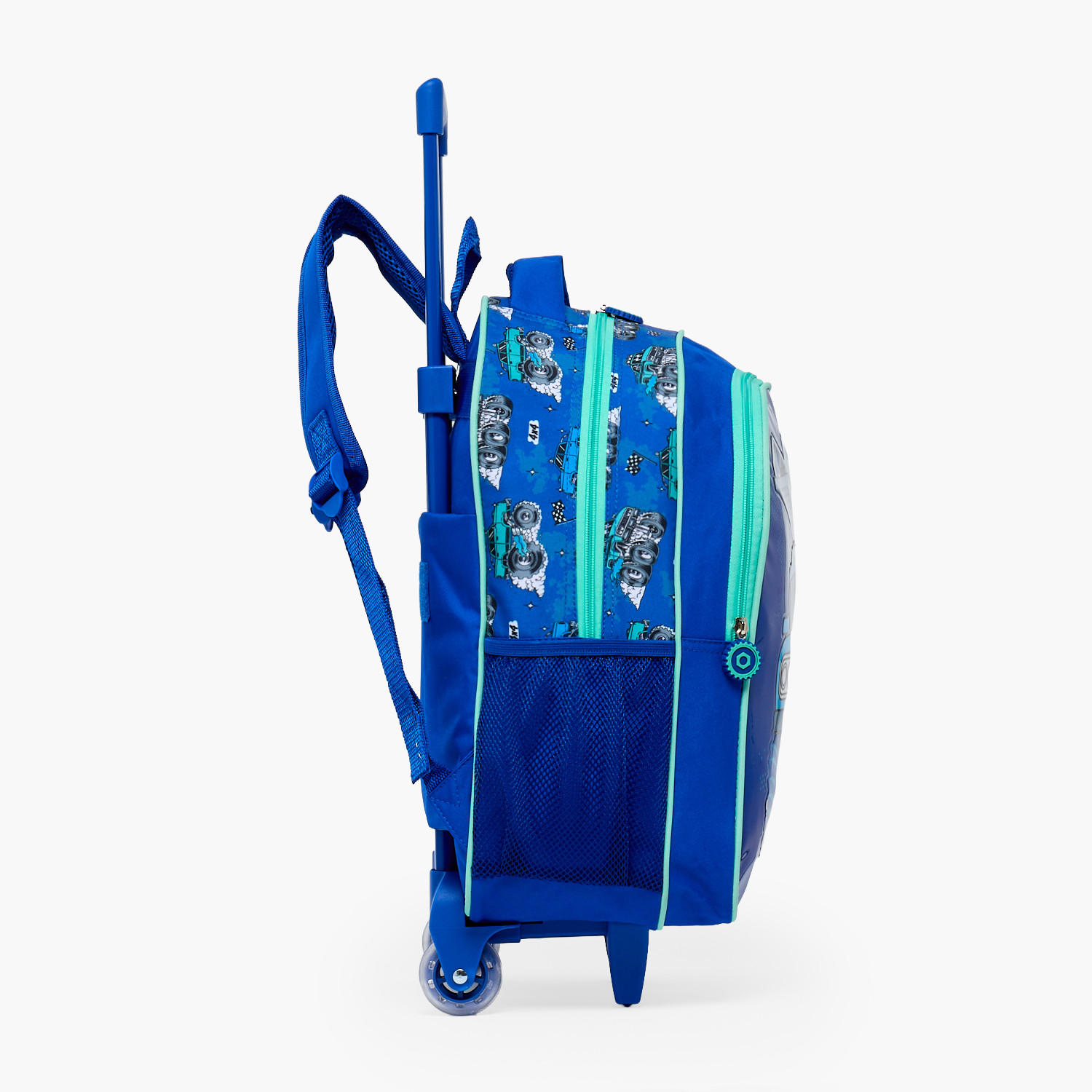 SAMI STUDIO Truck Print 5-Piece School Trolley Bag Set for Boys 5-8 Years with Lunch Bag - 16 inches-school-bagsandbackpacks-trolleybags-image-10