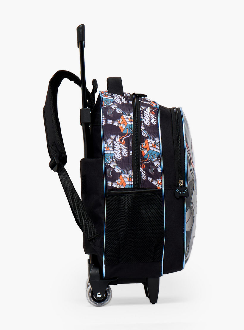 SAMI STUDIO Rubiks Print 5-Piece School Trolley Bag Set for Boys 5-8 Years with Lunch Bag -16 inches-school-bagsandbackpacks-trolleybags-image-10