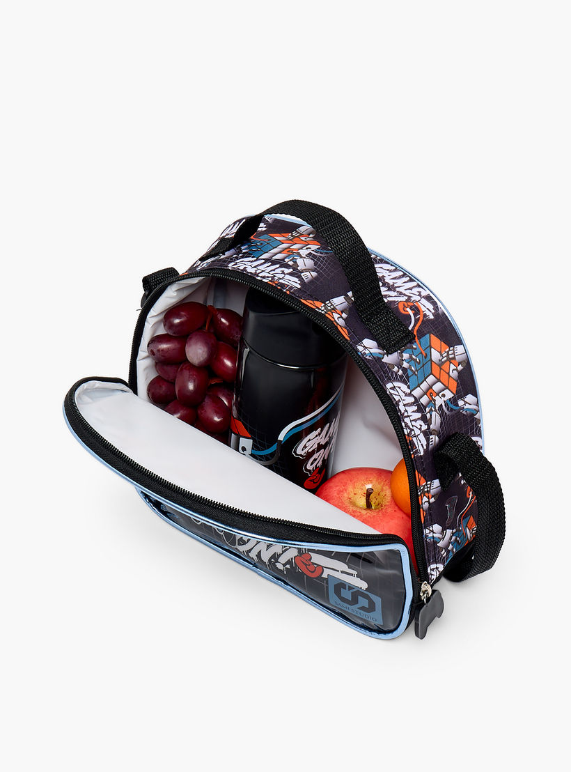 SAMI STUDIO Rubiks Print 5-Piece School Trolley Bag Set for Boys 5-8 Years with Lunch Bag -16 inches-school-bagsandbackpacks-trolleybags-image-16