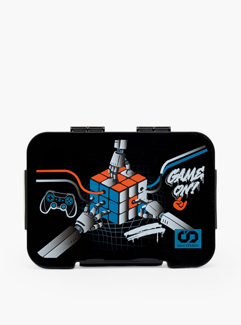 SAMI STUDIO Rubiks Print 5-Piece School Trolley Bag Set for Boys 5-8 Years with Lunch Bag -16 inches-school-bagsandbackpacks-trolleybags-image-18