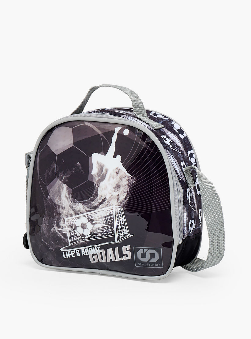SAMI STUDIO Football 5-Piece School Trolley Bag Set for Boys 5-8 Years with Lunch Bag - 16 inches-school-bagsandbackpacks-trolleybags-image-15