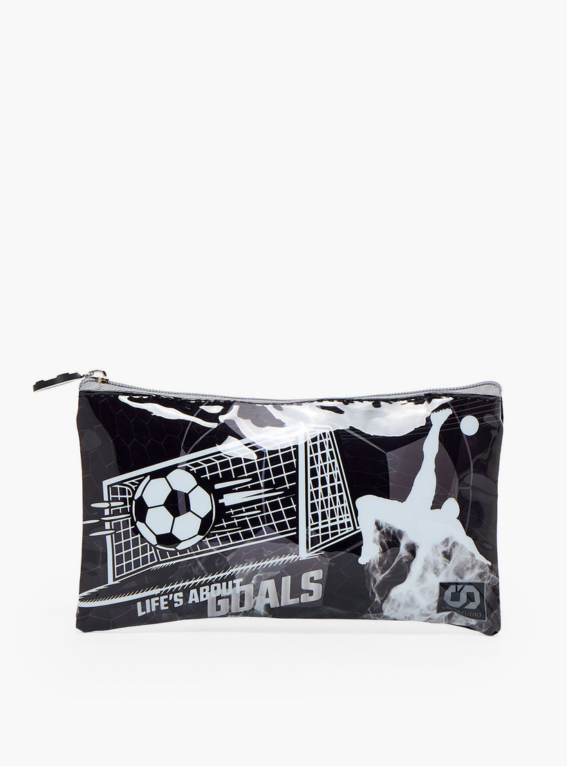 SAMI STUDIO Football 5-Piece School Trolley Bag Set for Boys 5-8 Years with Lunch Bag - 16 inches-school-bagsandbackpacks-trolleybags-image-17