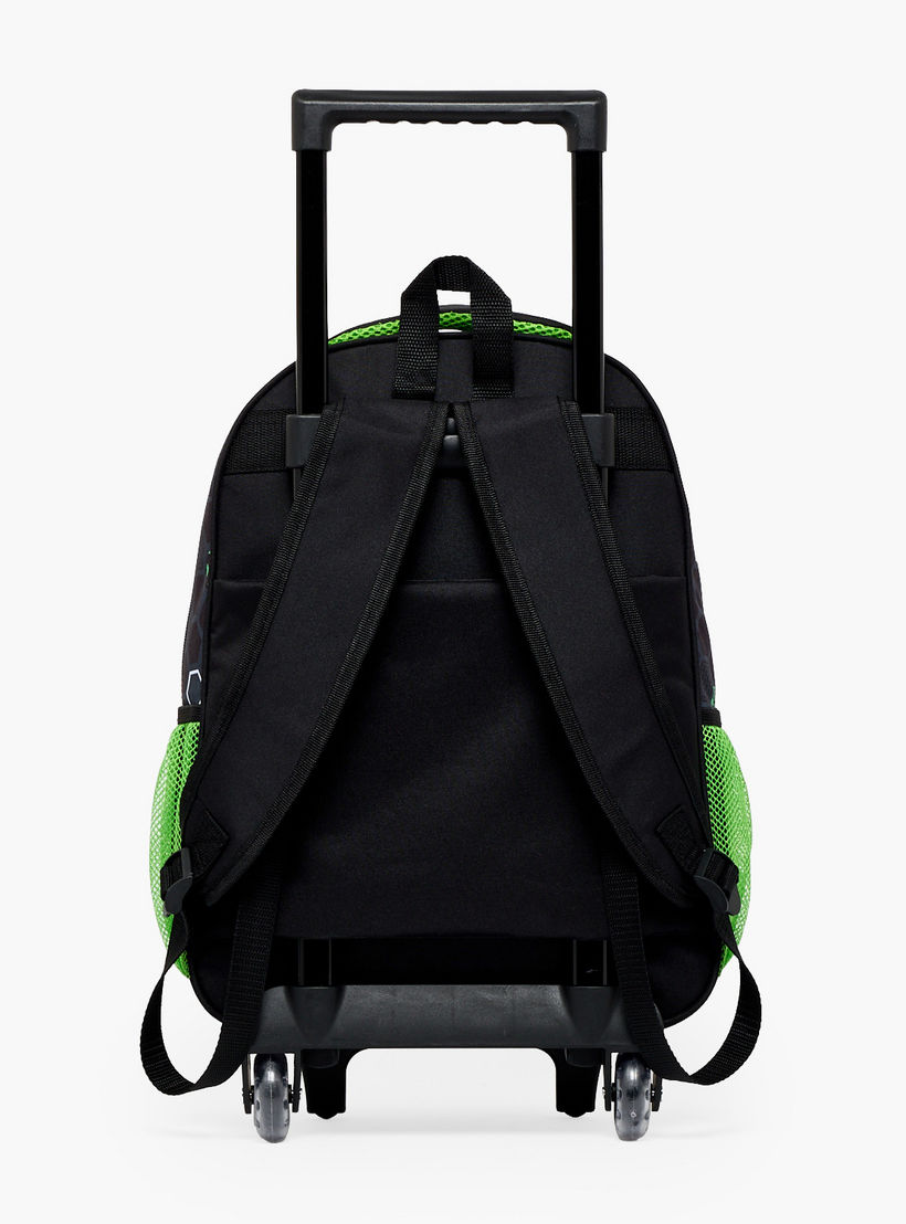 SAMI STUDIO Football 5-Piece School Trolley Bag Set for Boys 5-8 Years with Lunch Bag - 16 inches-school-bagsandbackpacks-trolleybags-image-11