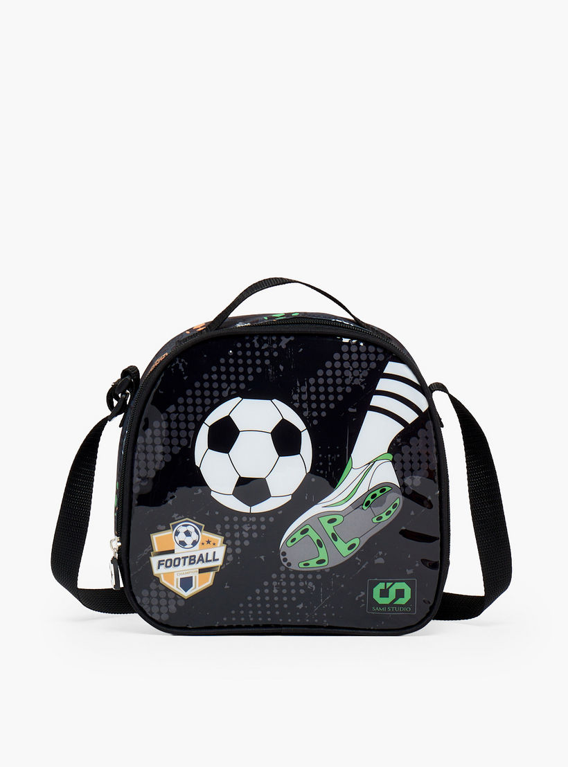 SAMI STUDIO Football 5-Piece School Trolley Bag Set for Boys 5-8 Years with Lunch Bag - 16 inches-school-bagsandbackpacks-trolleybags-image-14