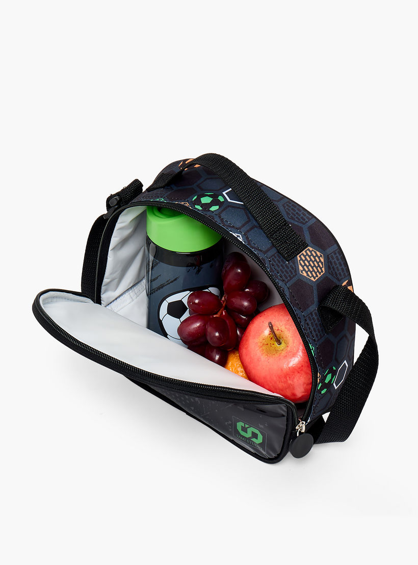 SAMI STUDIO Football 5-Piece School Trolley Bag Set for Boys 5-8 Years with Lunch Bag - 16 inches-school-bagsandbackpacks-trolleybags-image-16