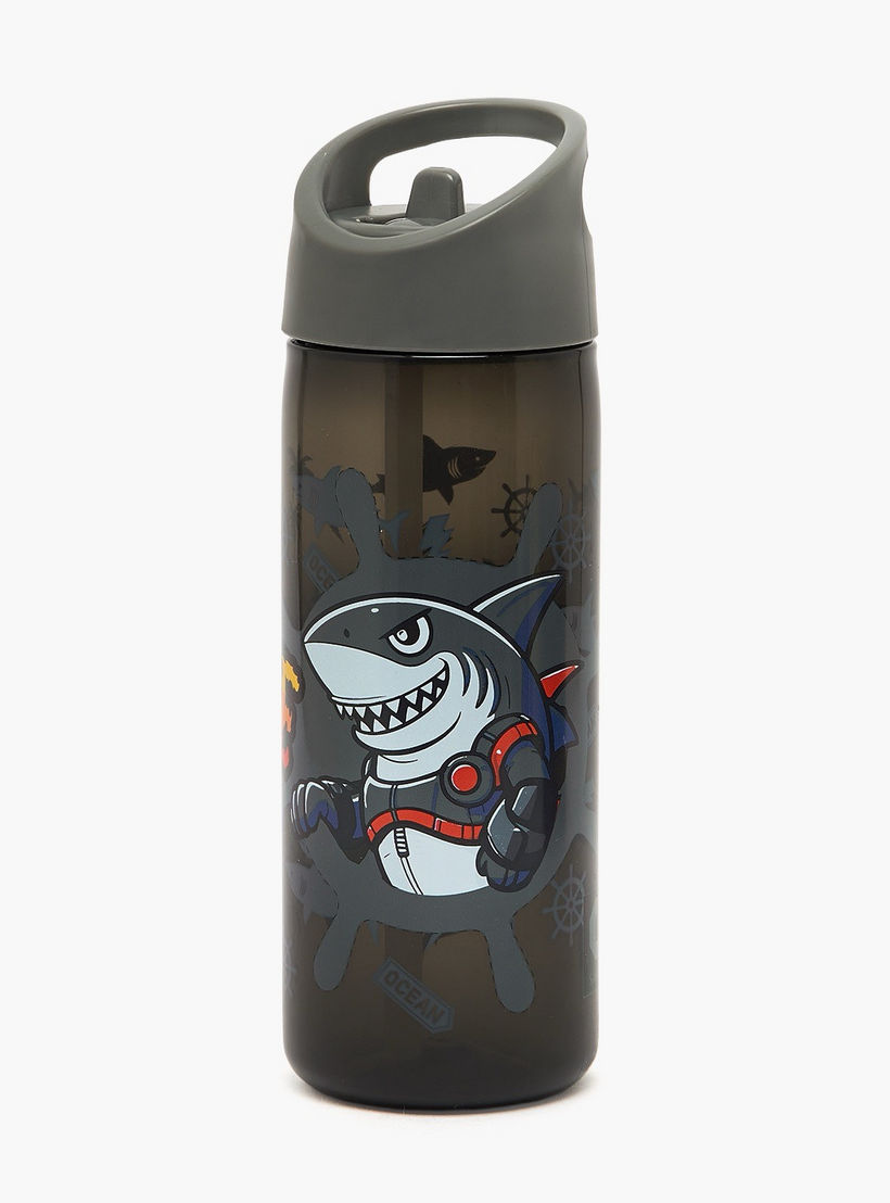 SAMI STUDIO Shark Print 5-Piece School Trolley Bag Set for Boys 5-8 Years with Lunch Box - 16 inches-school-bagsandbackpacks-trolleybags-image-21