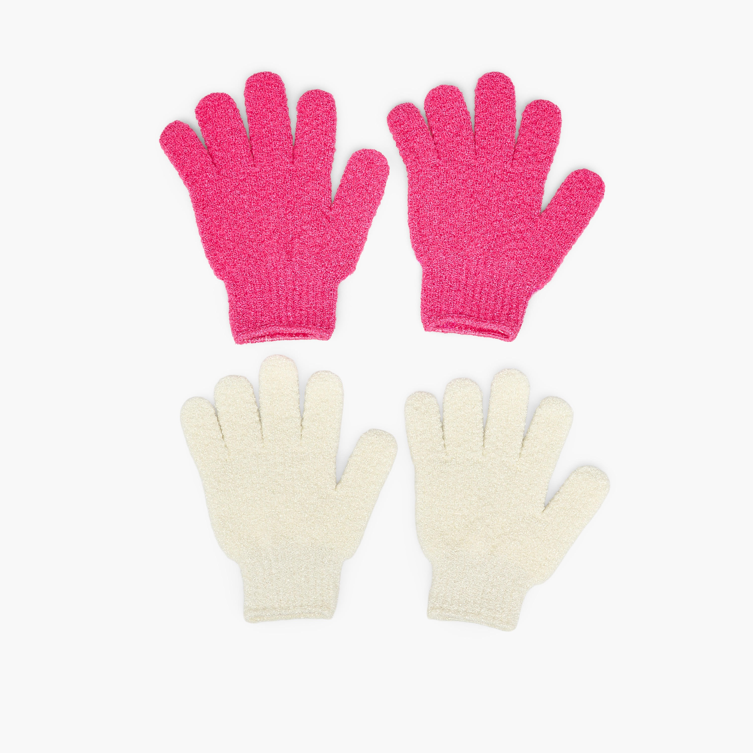 Set of 2 - GLOO Exfoliating Bath Gloves-beautyandpersonalcare-bathandbody-toolsandaccessories-loofahs-image-1