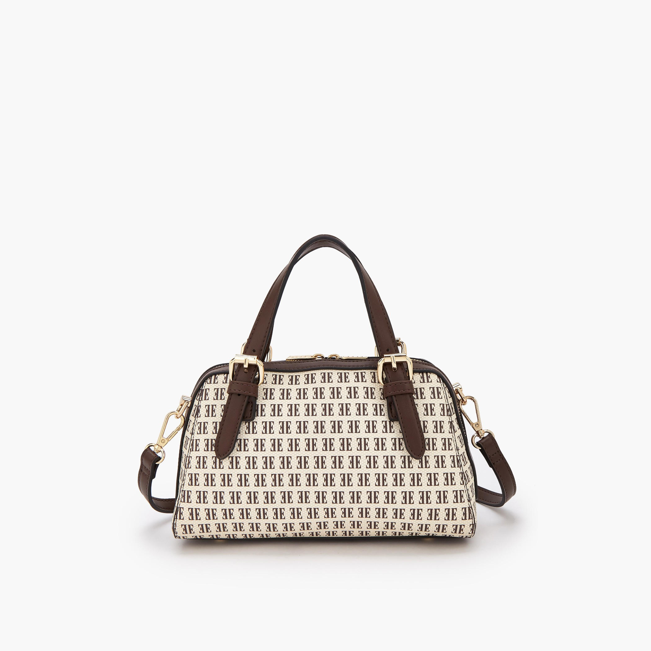 شنطة توتي بطبعات مونوجرام وسحاب إغلاق من إيل-women-bagsandwallets-handbags-image-5