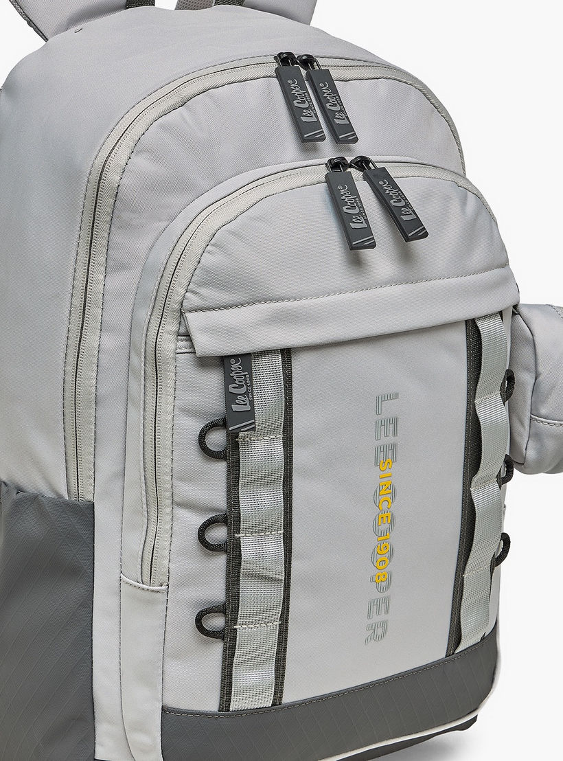 شنطة ظهر بأحزمة كتف مبطنة وطبعات الشعار للأطفال بعمر 13 سنة فما فوق من لي كوبر-boys-accessories-bagsandbackpacks-image-3