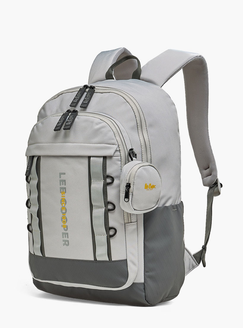 شنطة ظهر بأحزمة كتف مبطنة وطبعات الشعار للأطفال بعمر 13 سنة فما فوق من لي كوبر-boys-accessories-bagsandbackpacks-image-5