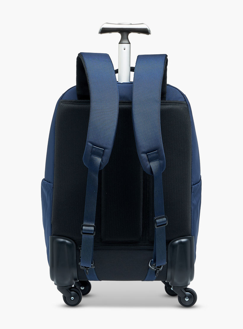 Lee Cooper Solid Trolley Bag for Kids 13 Years+ with Retractable Handle-school-bagsandbackpacks-trolleybags-image-9