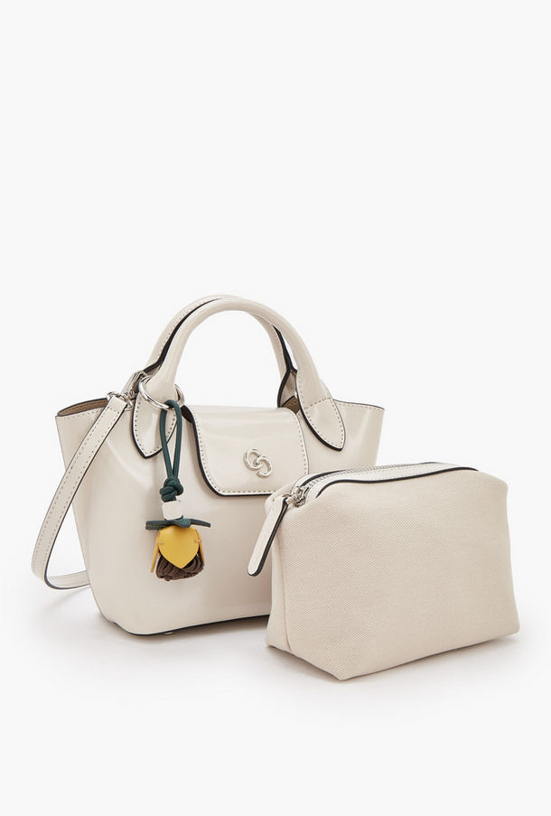 Celeste Solid Tote Bag with Pouch-women-image-1