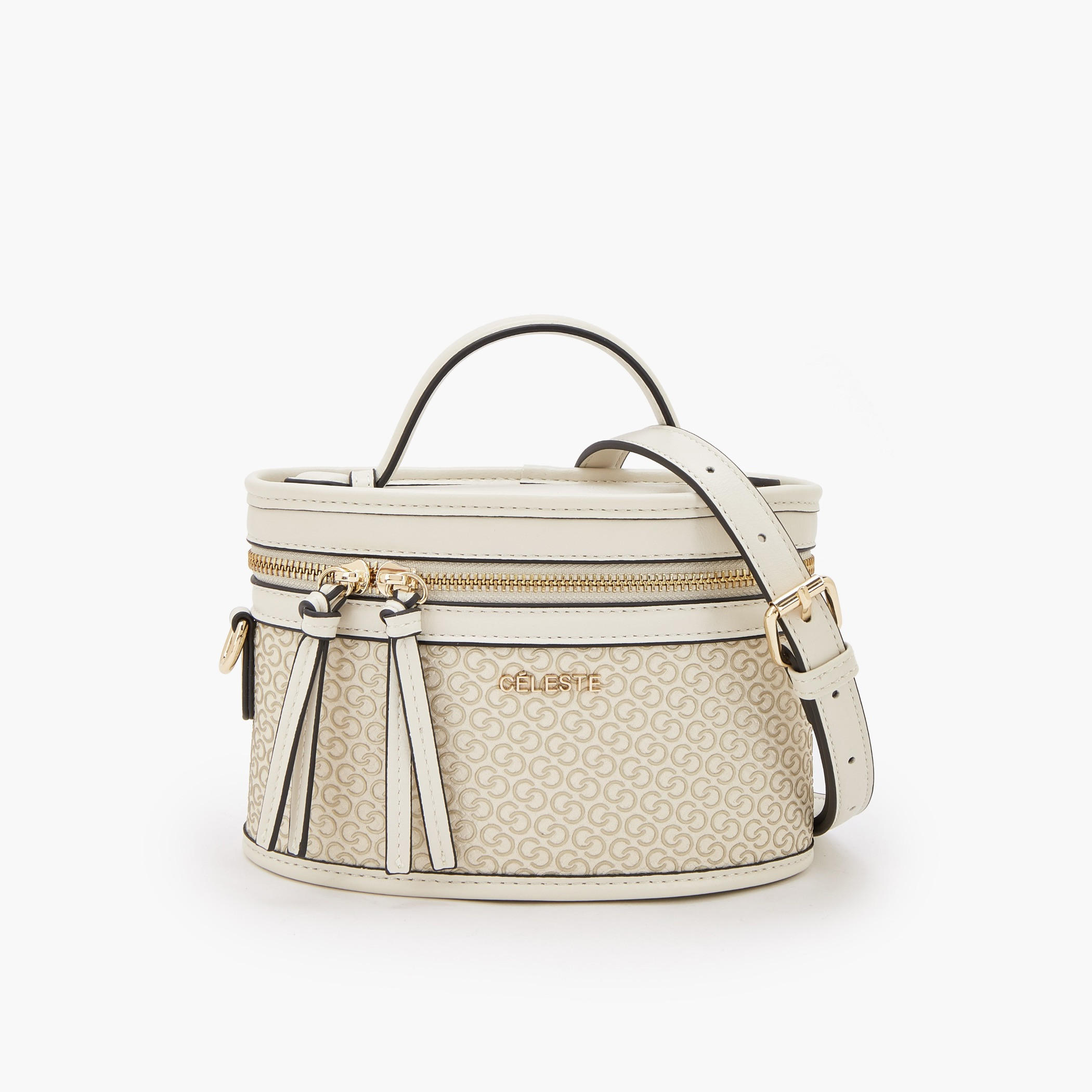 شنطة كروس بودي بطبعة مونوجرام وحزام قابل للفصل من سيليست-women-bagsandwallets-handbags-image-1